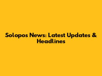 Solopos News: Latest Updates & Headlines